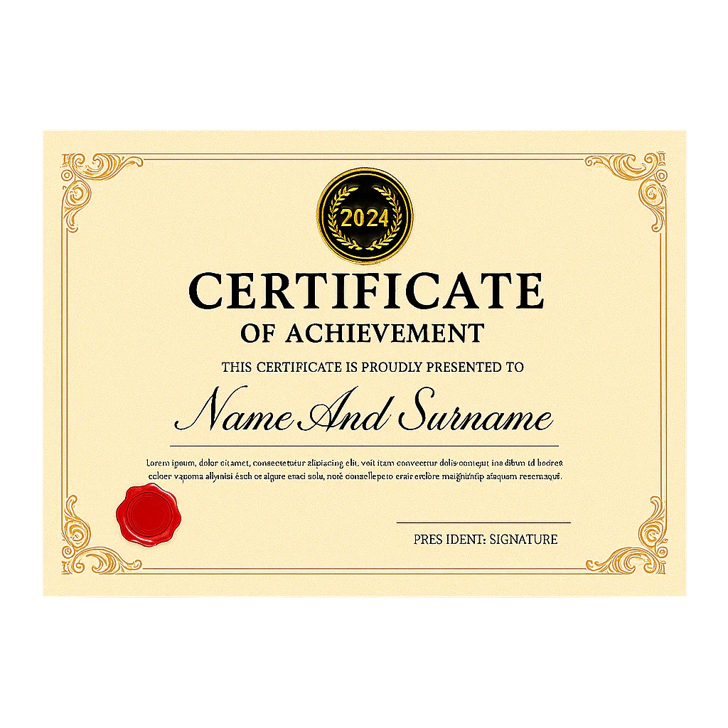 Premium Certificates