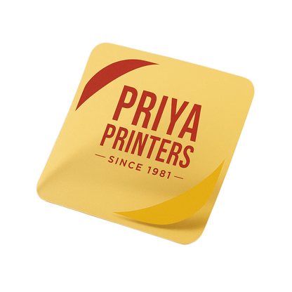 Clear Sticker (Square) (Non-Tearable)