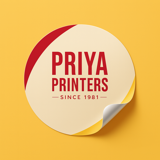 Normal Paper Sticker (Round)