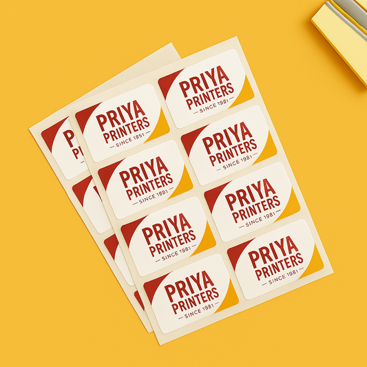 PVC Paper Sticker (Square) (Non-Tearable)