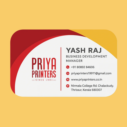 Round edge Business Card