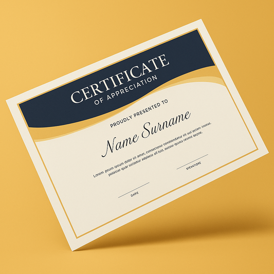 Standard Certificate